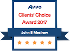 Avvo badge - Client's Choice Award 2017